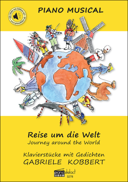 Reise um die Welt (Piano Musical), Coverseite